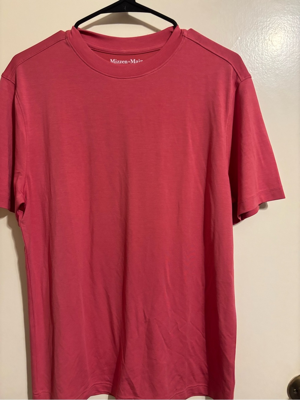 Mizzen+Main Short Sleeve Crew Tee in Coral